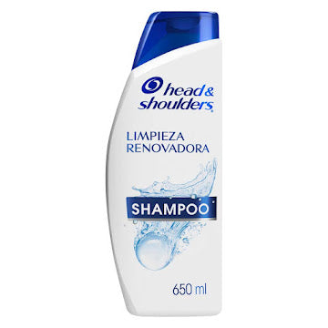 SH HEAD SHOULDERS X 650 ml LIMPIEZA RENOVADORA