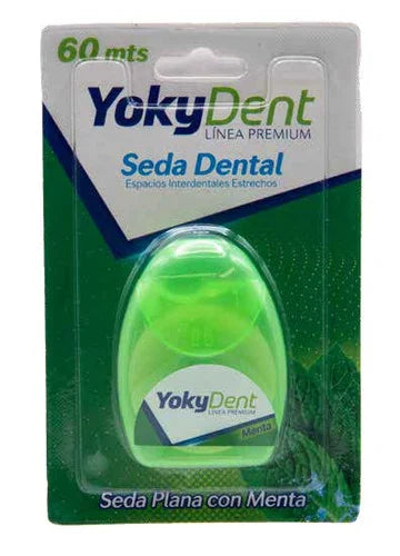 SEDA DENTAL YOKY X 60 mts VERDE