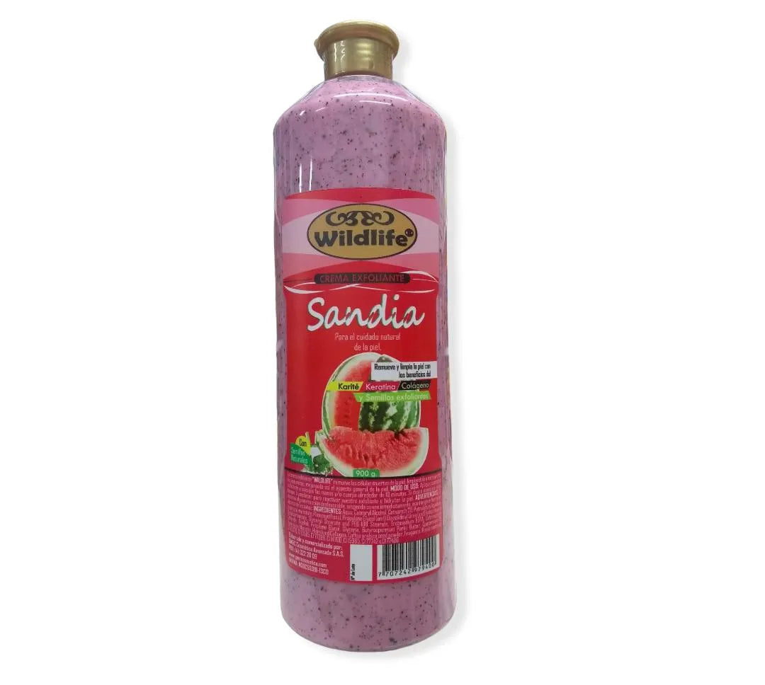 CREMA DE MANOS EXFOLIANTE WILDLIFE X 490 g sandia