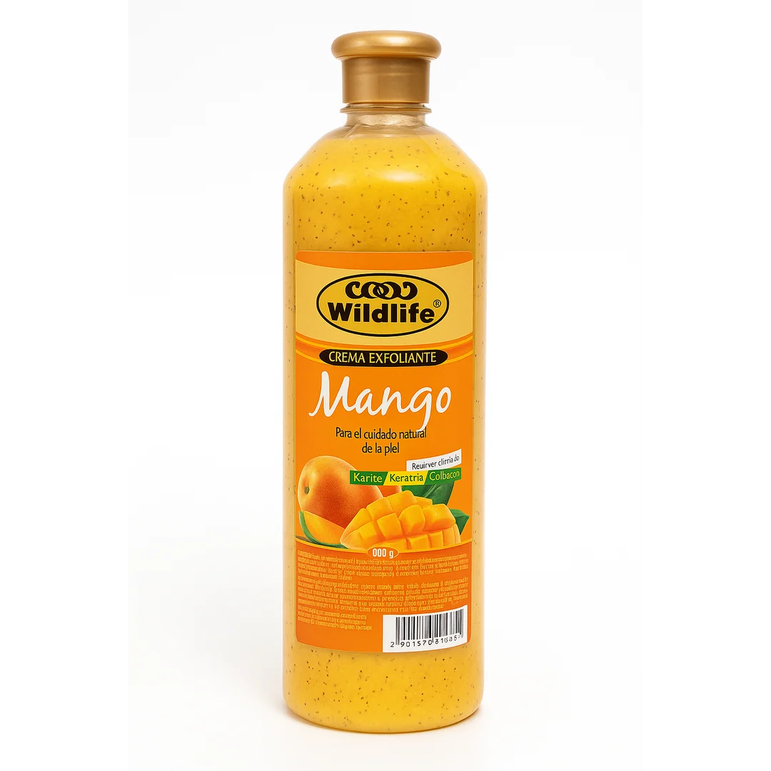 CREMA DE MANOS EXFOLIANTE WILDLIFE X 900 g mango