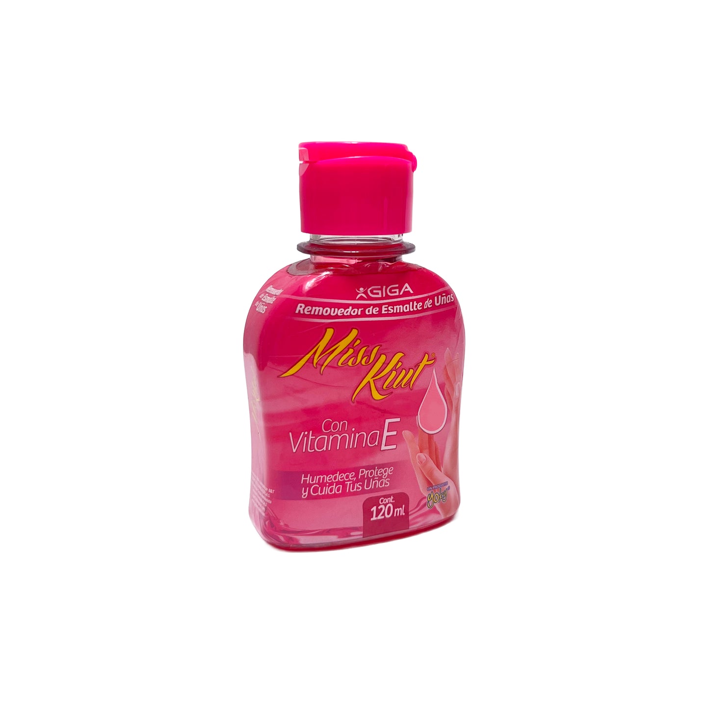 REMOVEDOR YOKY MISS KIUT X 120 ml rosado