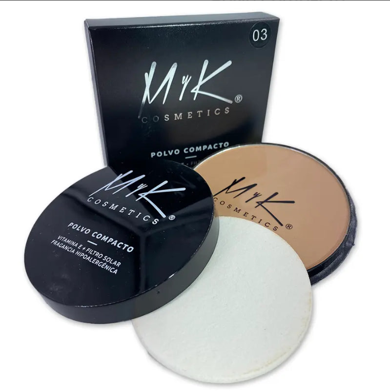 POLVO COMPACTO TONO 3 MyK-8032