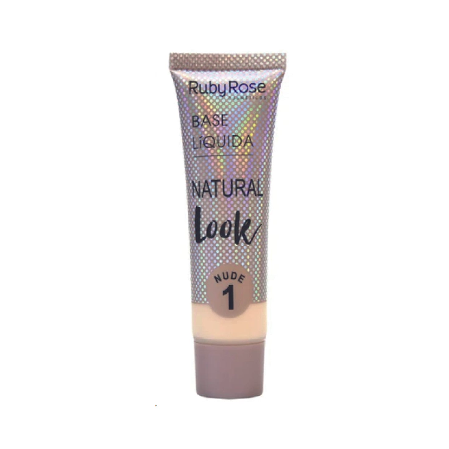 BASE LIQUIDA NUDE 1 RUBY ROSE NATURAL LOOK HB-8051