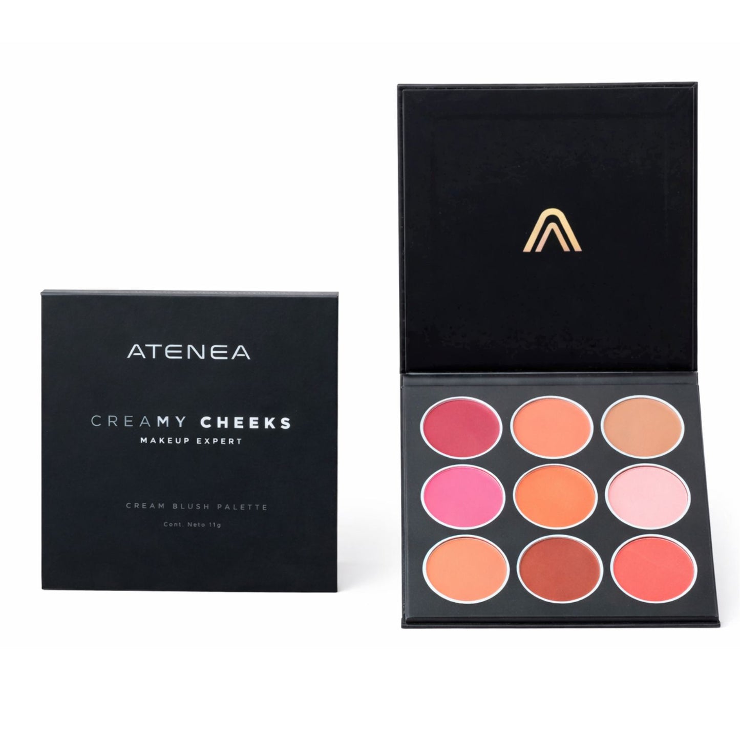 PALETA ATENEA CREAMY CHEEKS X 9 CREAMBLUSHP