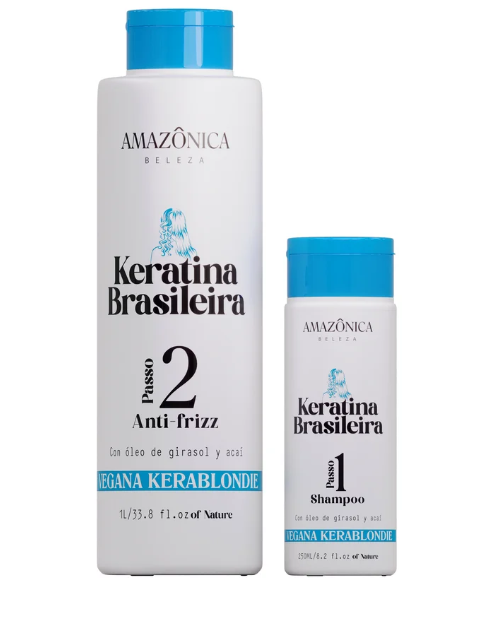KERATINA BRASILEIRA AMAZONICA 250 ml + 1000 ml - VEGANA KERABLONDIE
