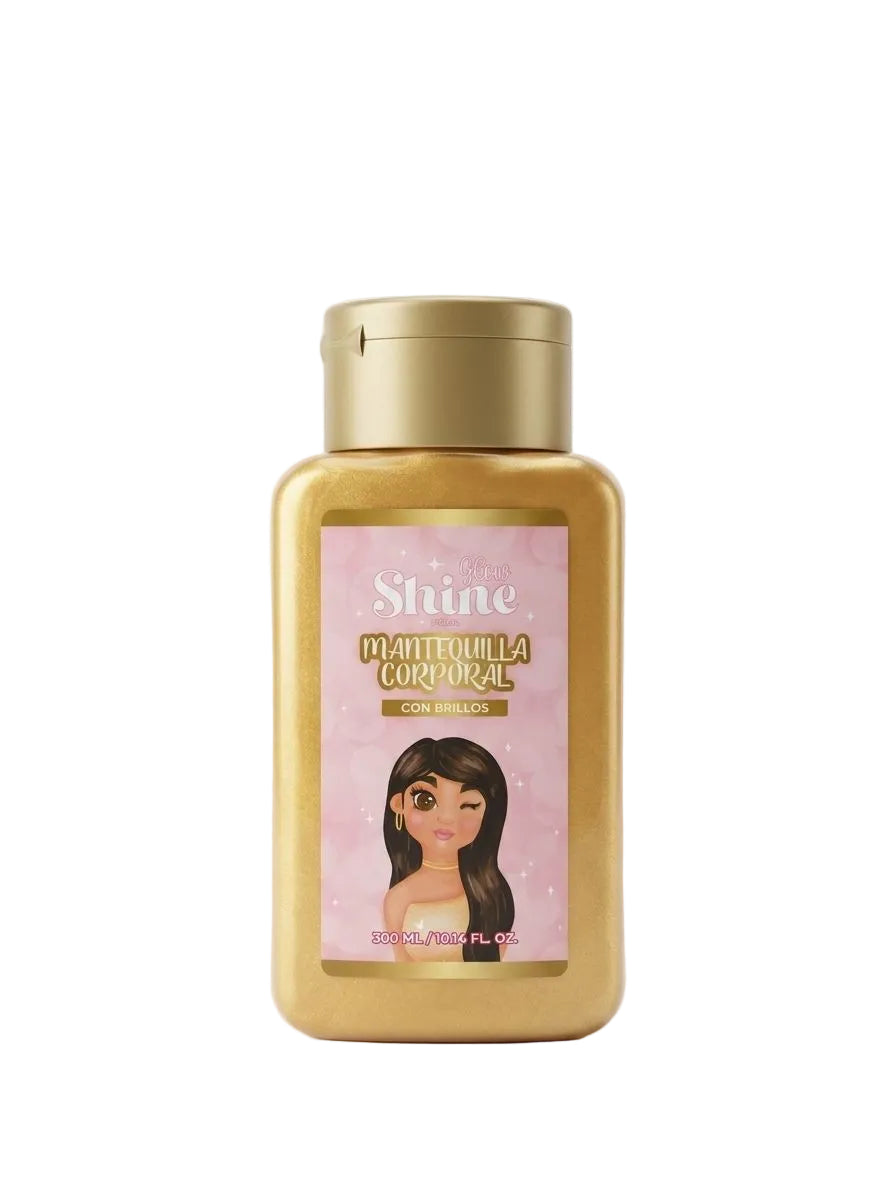 MANTEQUILLA CORPORAL GLOW SHINE X 300 ml - DORADO