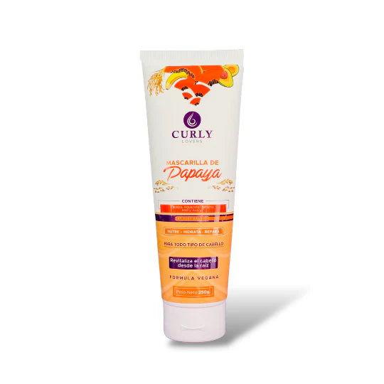 MASCARILLA CURLY* DE PAPAYA X 250 ml