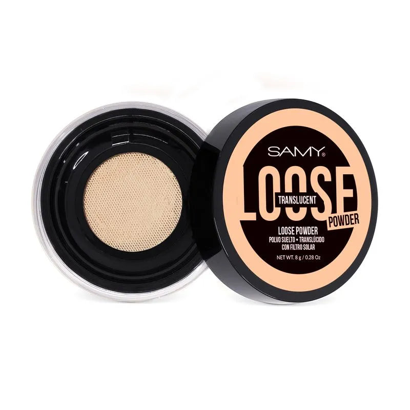 POLVO SAMY SUELTO X 8g TRASLUCIDO GRANDE
