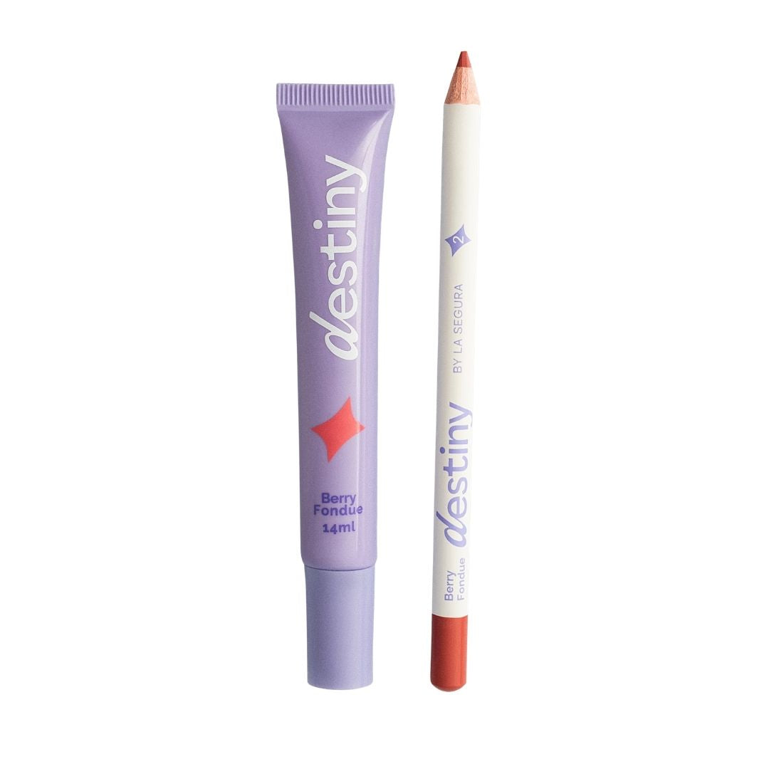 DUO LIP GLOSS + LAPIZ DESTINY BERRY FONDUE 003-2