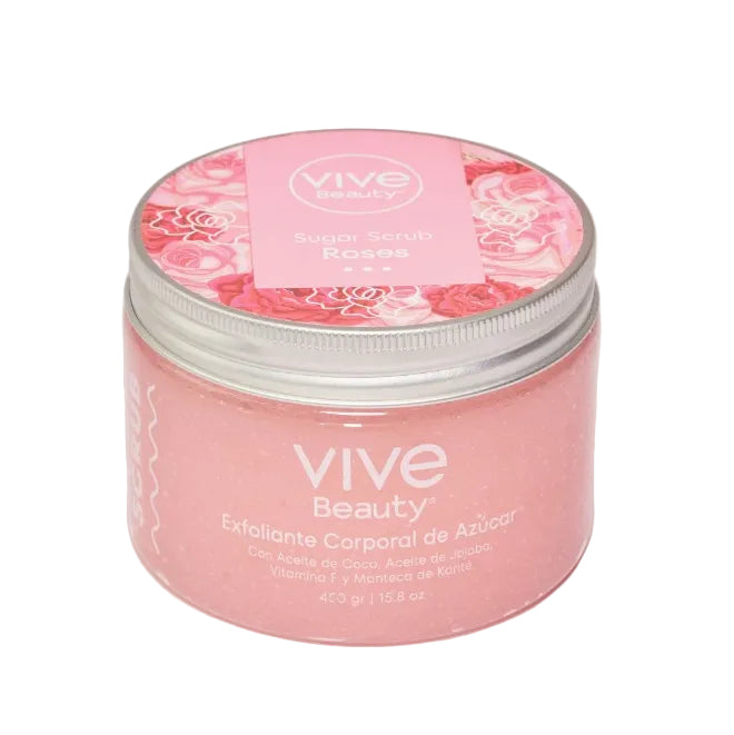 EXFOLIANTE VIVE BEAUTY CORPORAL DE AZUCAR X 450 ml - ROSES