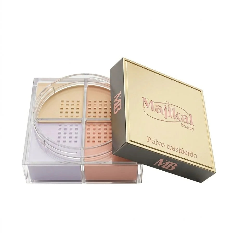 POLVO SUELTO 4 TONOS MAJIKAL GRANDE - TRASLUCIDO MATTE