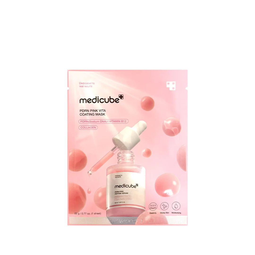 MASCARILLA PDRN PINK VITA COATING MASK MEDICUBE X 22 gr