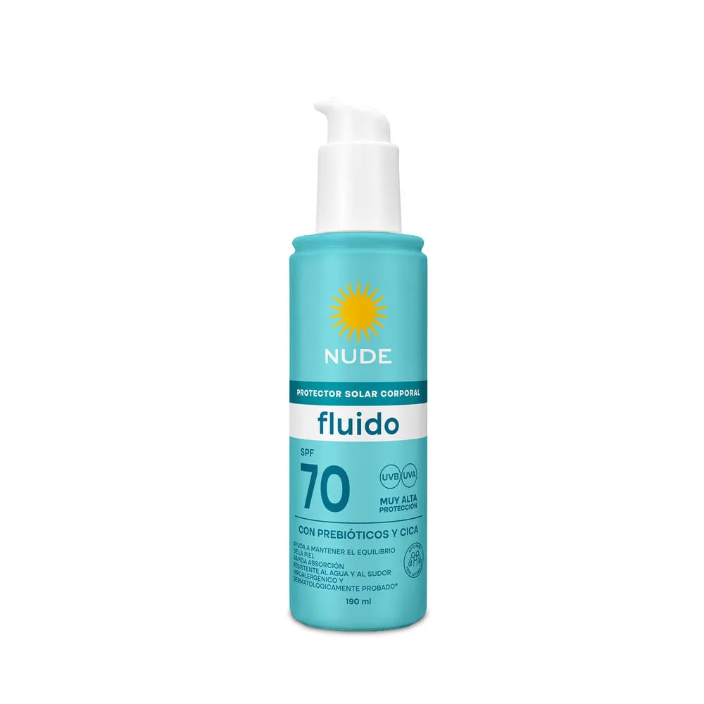 BLOQUEADOR NUDE FLUIDO SPF70 X 190 ml