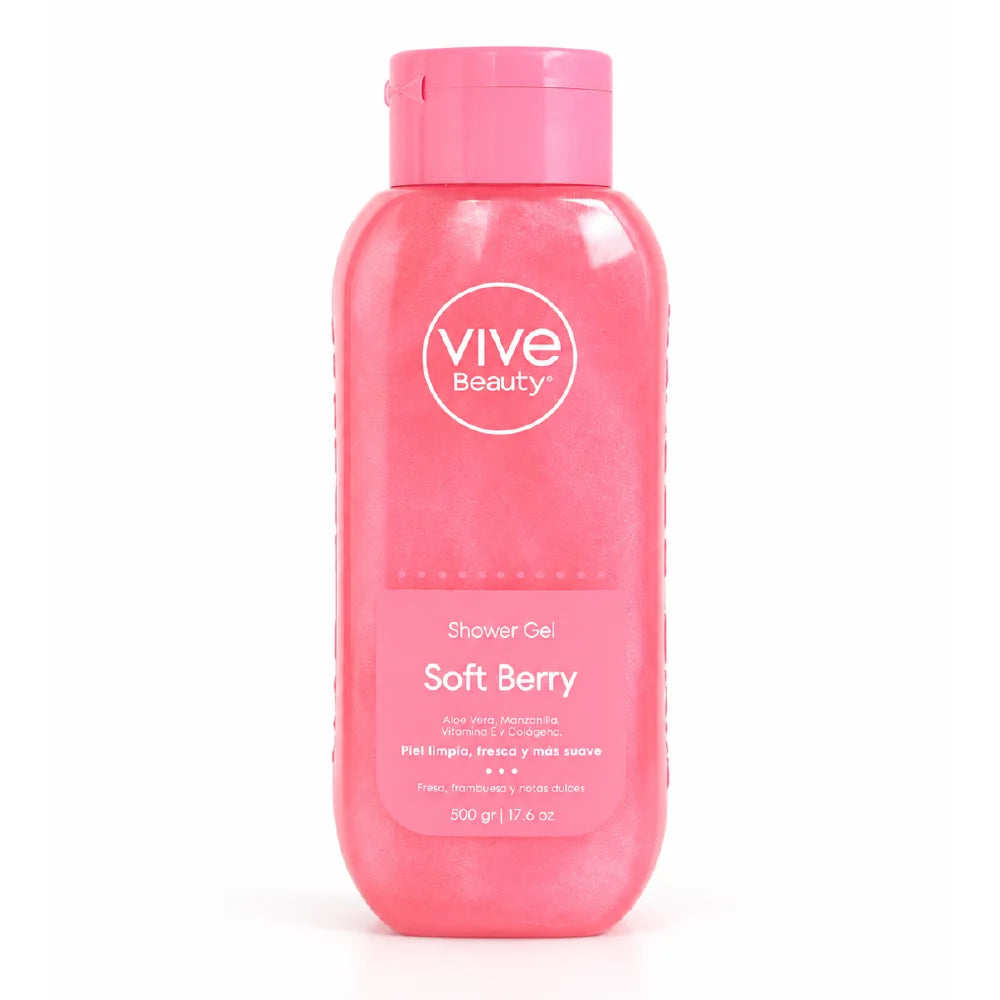 GEL DE DUCHA VIVE BEAUTY SOFT BERRY X 500 ml