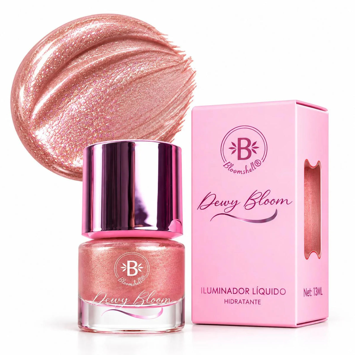 ILUMINADOR LIQUIDO BLOOMSHELL DEWY TONO 02 - BL-SIL0108