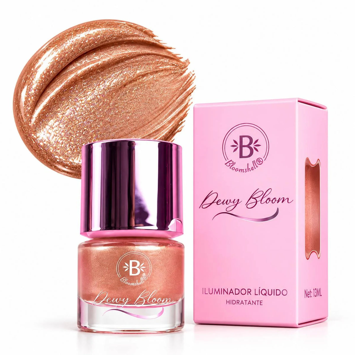 ILUMINADOR LIQUIDO BLOOMSHELL DEWY TONO 03 - BL-SIL0108