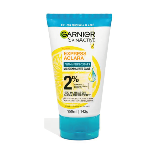 MICRO EXFOLIANTE GARNIER ANT IMPERFECCIONES X 150 ml 4198.