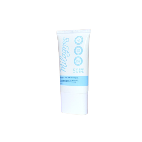 BLOQUEADOR FACIAL MILAGROS 50 FPS SIN COLOR X 40 ml