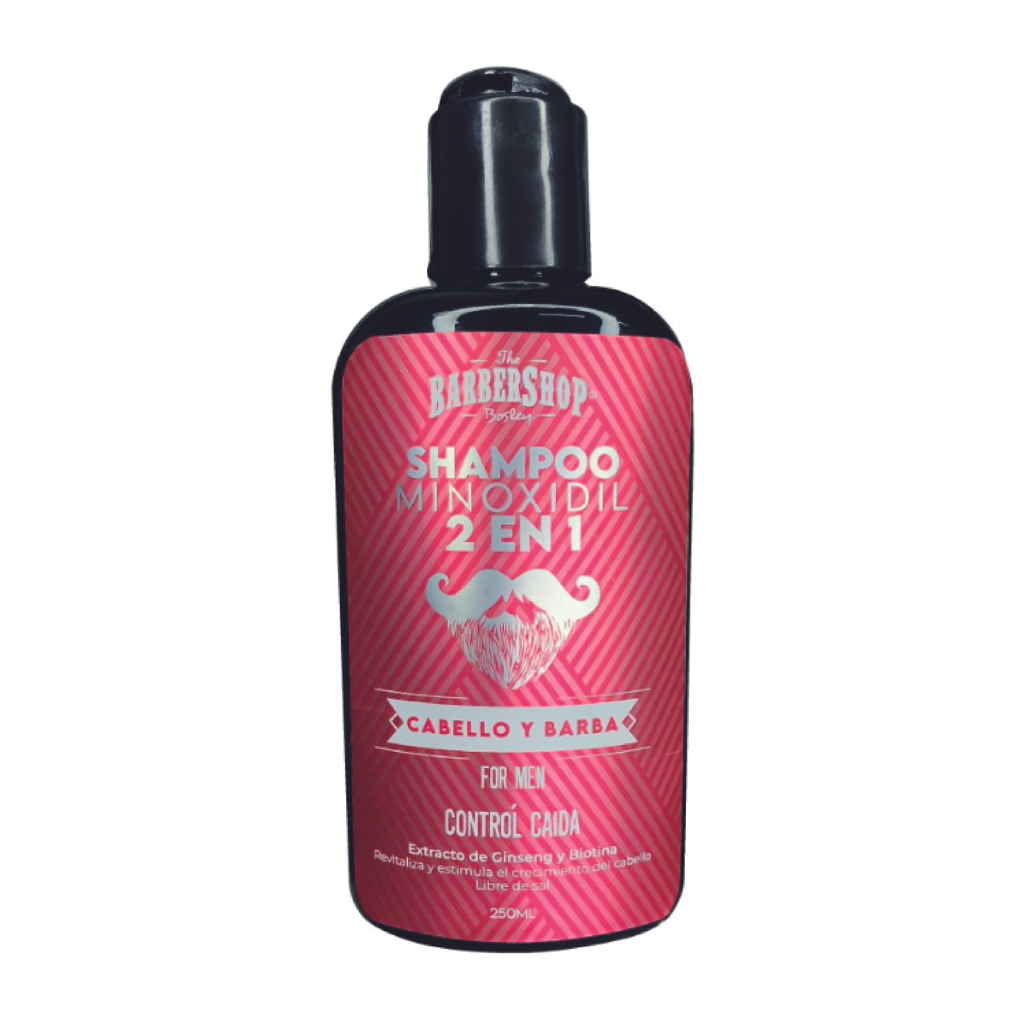 SH CON MINOXIDIL 2 EN 1 BARBERSHOP X 250 ml