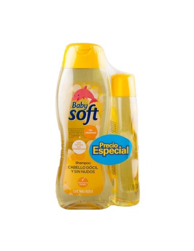 SH BABY SOFT X 400+200 AMARILLO cabello docil y sin nudos