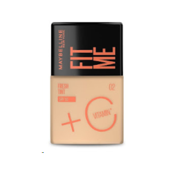 BASE LIQUIDA TONO 2.5 MAYBELLINE FIT ME + VITAMINA C