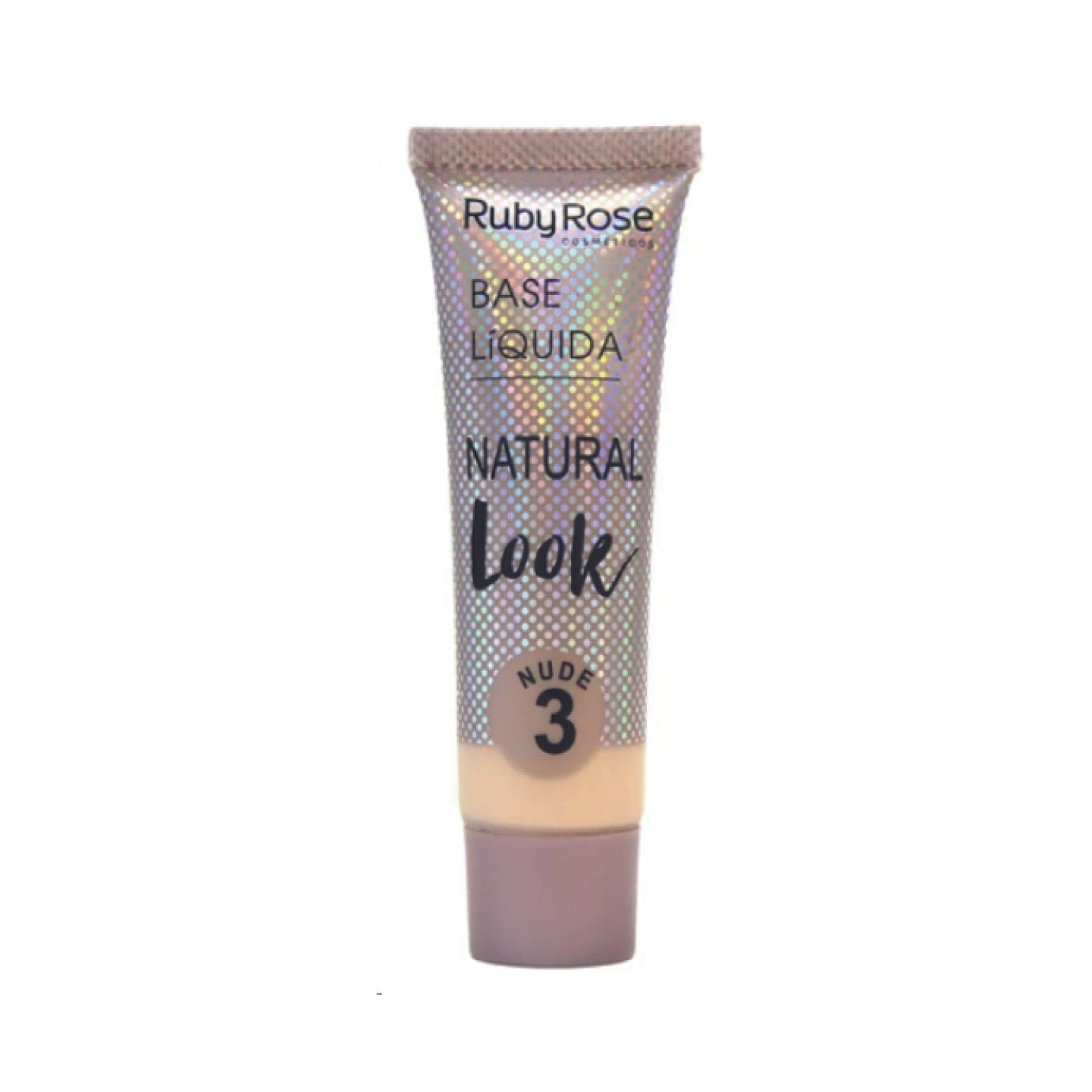 BASE LIQUIDA NUDE 3 RUBY ROSE NATURAL LOOK HB-8053
