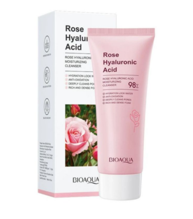 JABON FACIAL ROSAS ACIDO HIALU BIOAQUA X 100 g BQY60551 BQY15433 B*