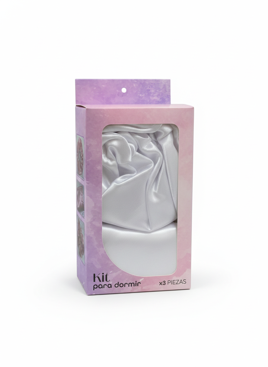 GORRO SATIN EN KIT X 3