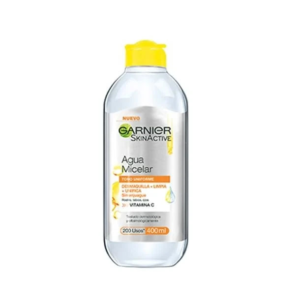 AGUA MISCELAR GARNIER TAPA AMARILLA x 400