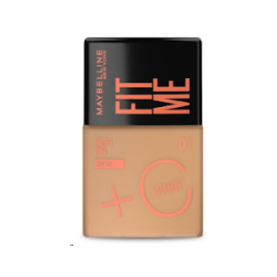 BASE LIQUIDA TONO 6 MAYBELLINE FIT ME + VITAMINA C