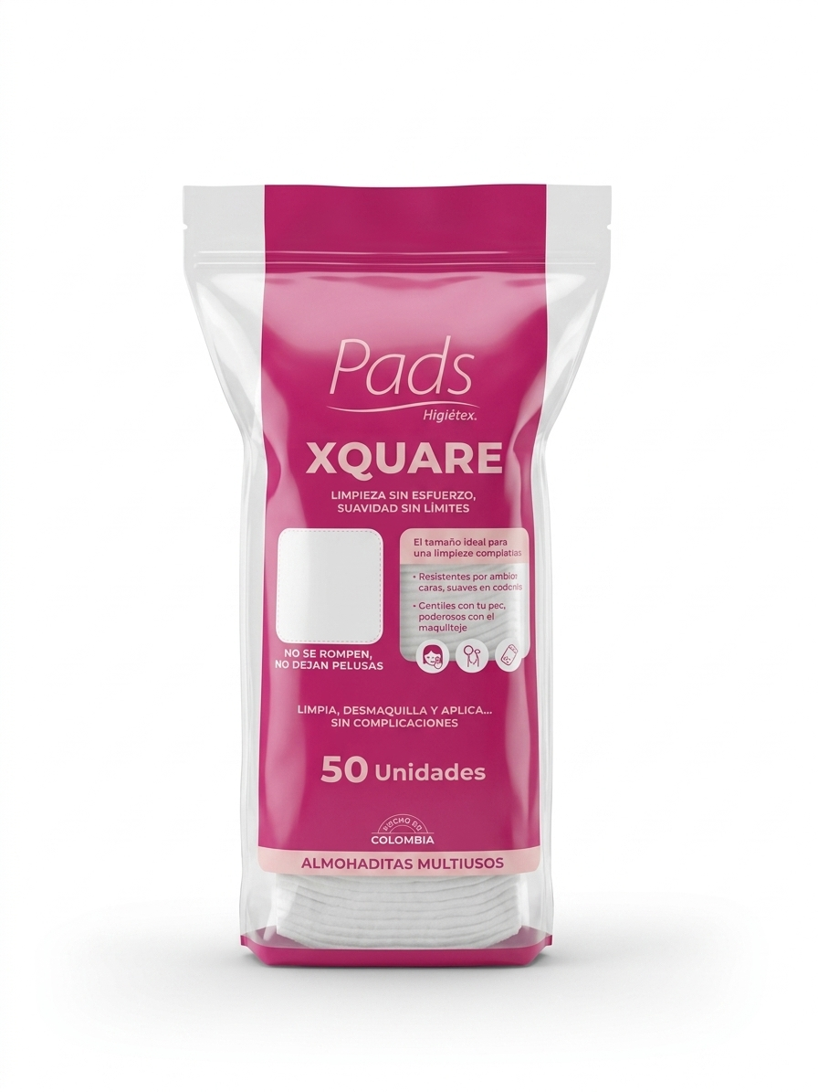 POMIS DESMAQUILLADOR PADS XQUARE X 50
