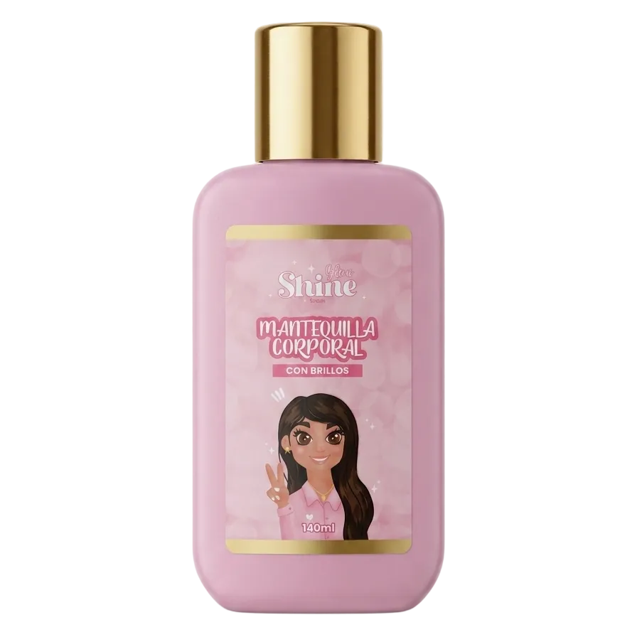 MANTEQUILLA CORPORAL GLOW SHINE* X 100 ml - ROSADO