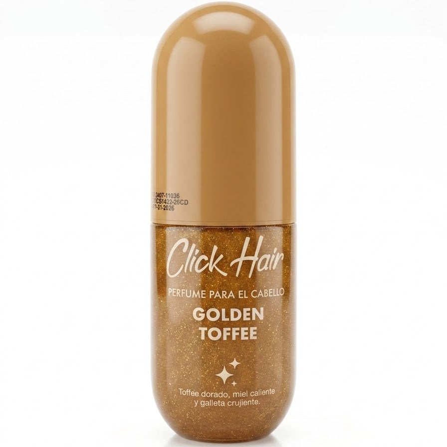 PERFUME PARA EL CABELLO CLICK HAIR X 100 ml - GOLDEN TOFFEE