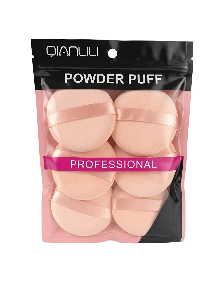 POLVERA X 6 POWDER PUFF P-6