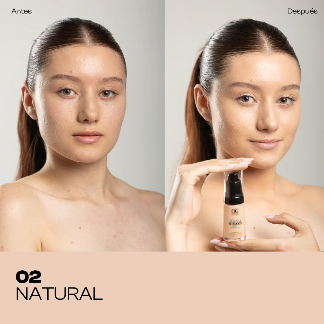 BASE OG AQUA SMOOTH X 30 ml FS5209 TONO 02 NATURAL