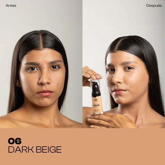 BASE OG AQUA SMOOTH X 30 ml FS5209 TONO 06 DARK BEIGE