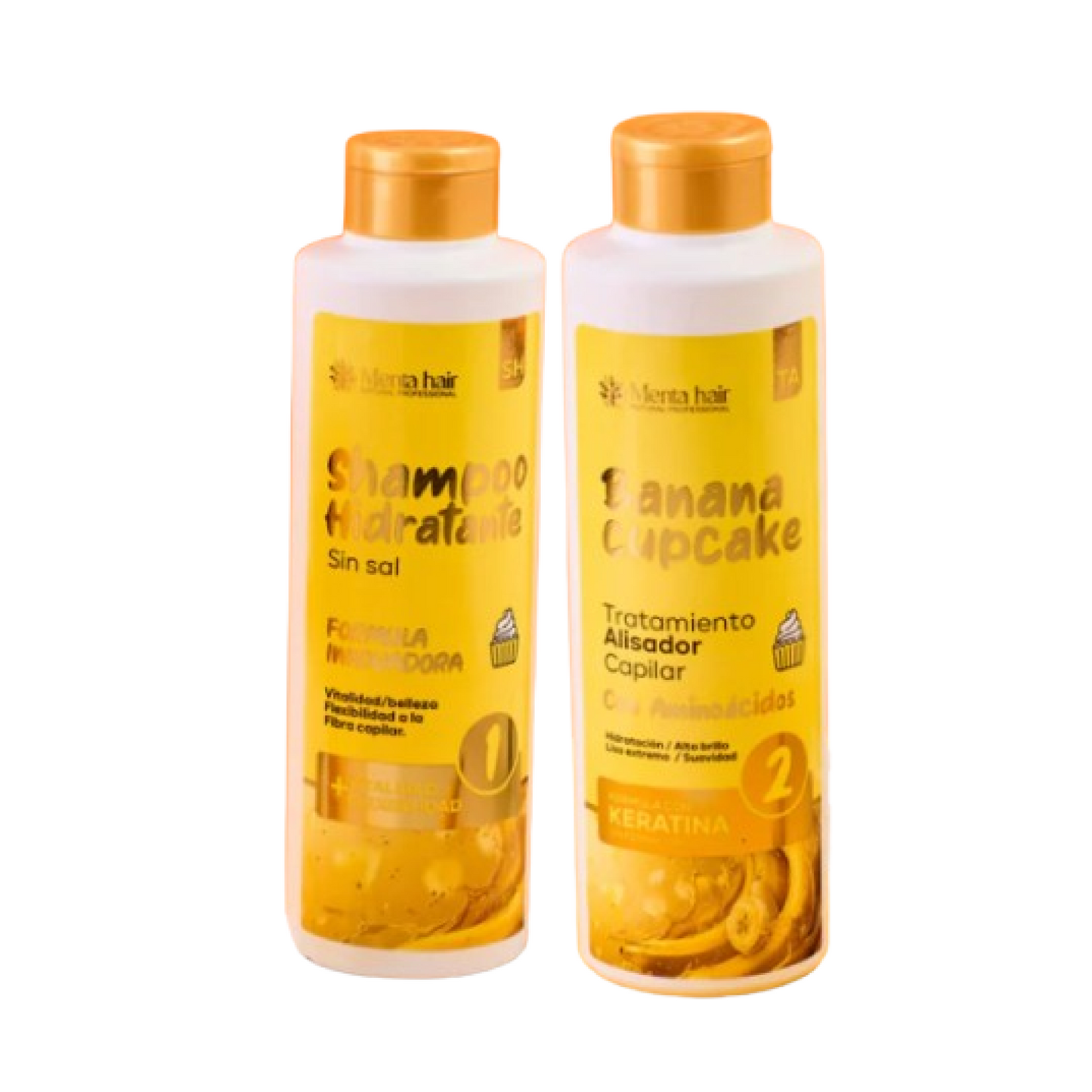 KIT ALISADO BANANA X 2 MENTA HAIR