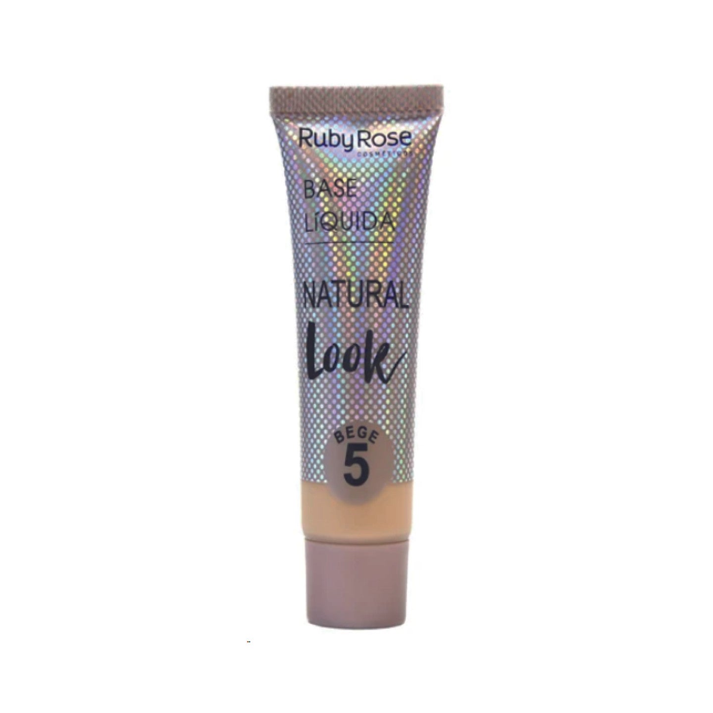 BASE LIQUIDA BEIGE 5 RUBY ROSE NATURAL LOOK HB-8058