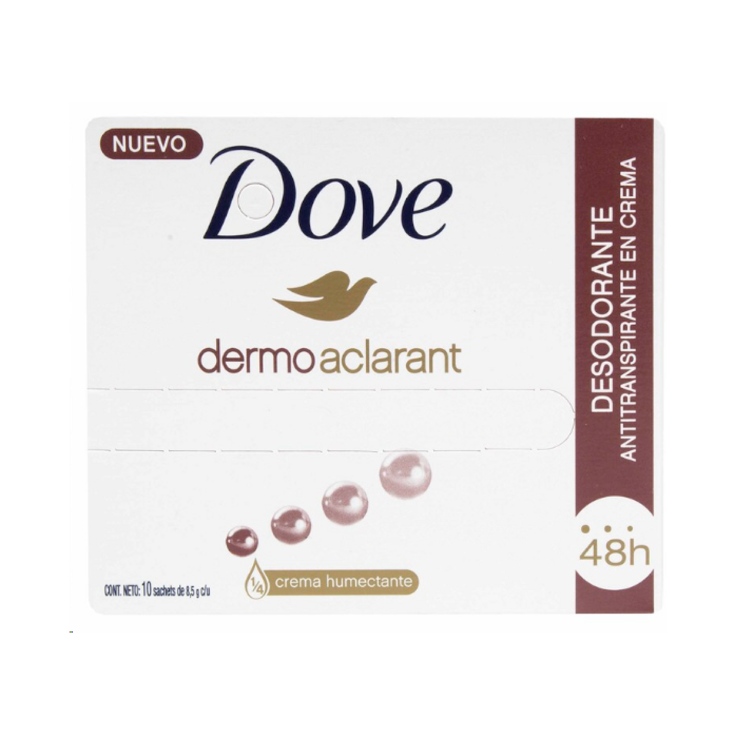 DESODORANTE DOVE SOBRE DERMOACLARANT X 10 U