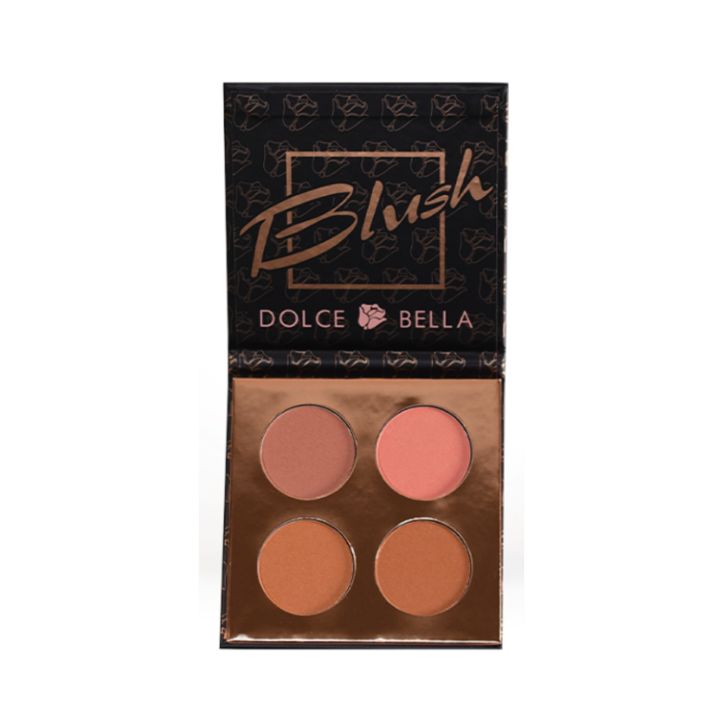 PALETA DE RUBORES X 4 DOLCE BELLA TONO 1
