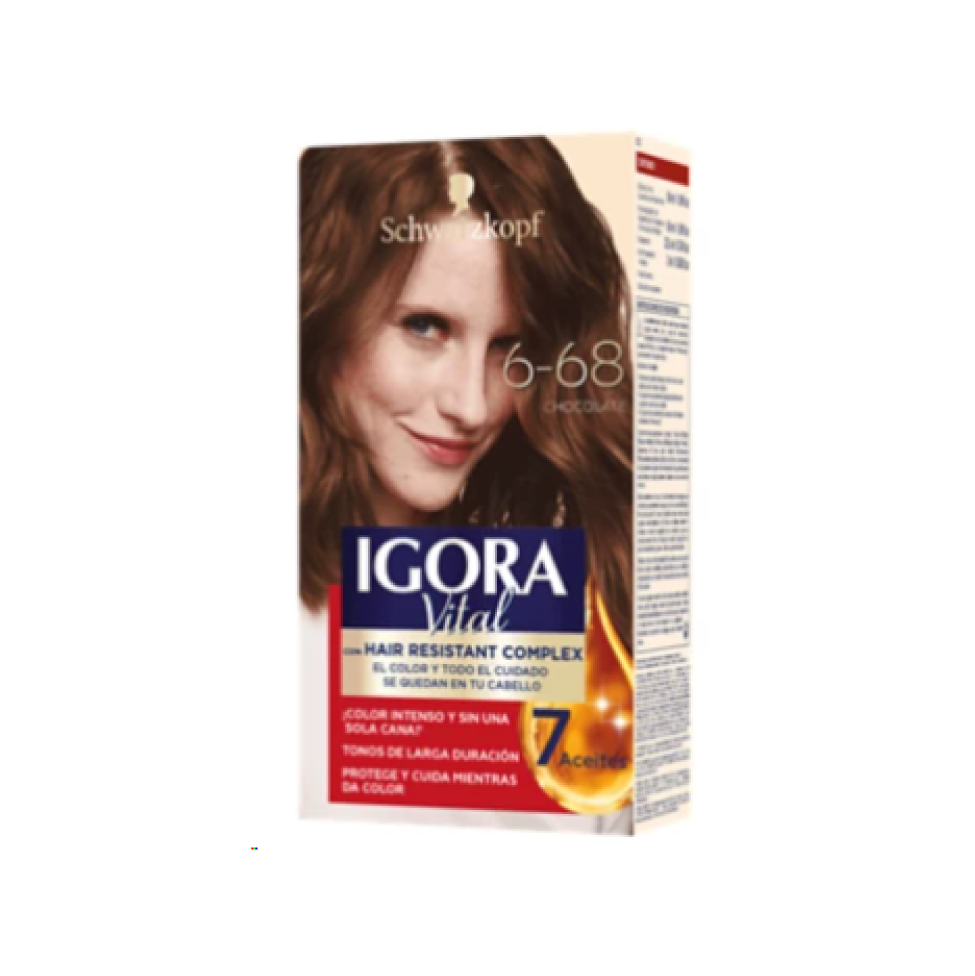 TINTURA CHOCOLATE 6-68 IGORA