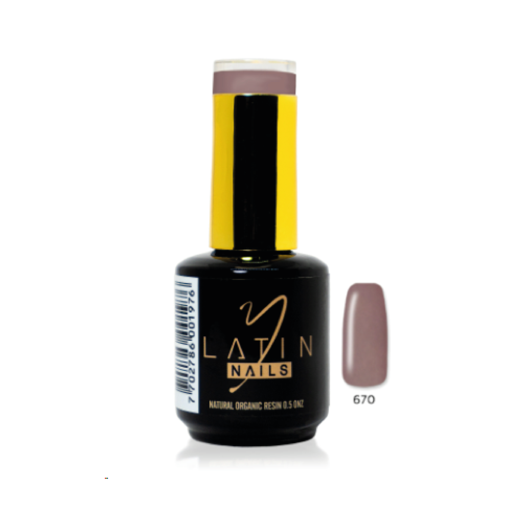 ESMALTE 670 LATIN SEMI PERMANENTE X 15 ml