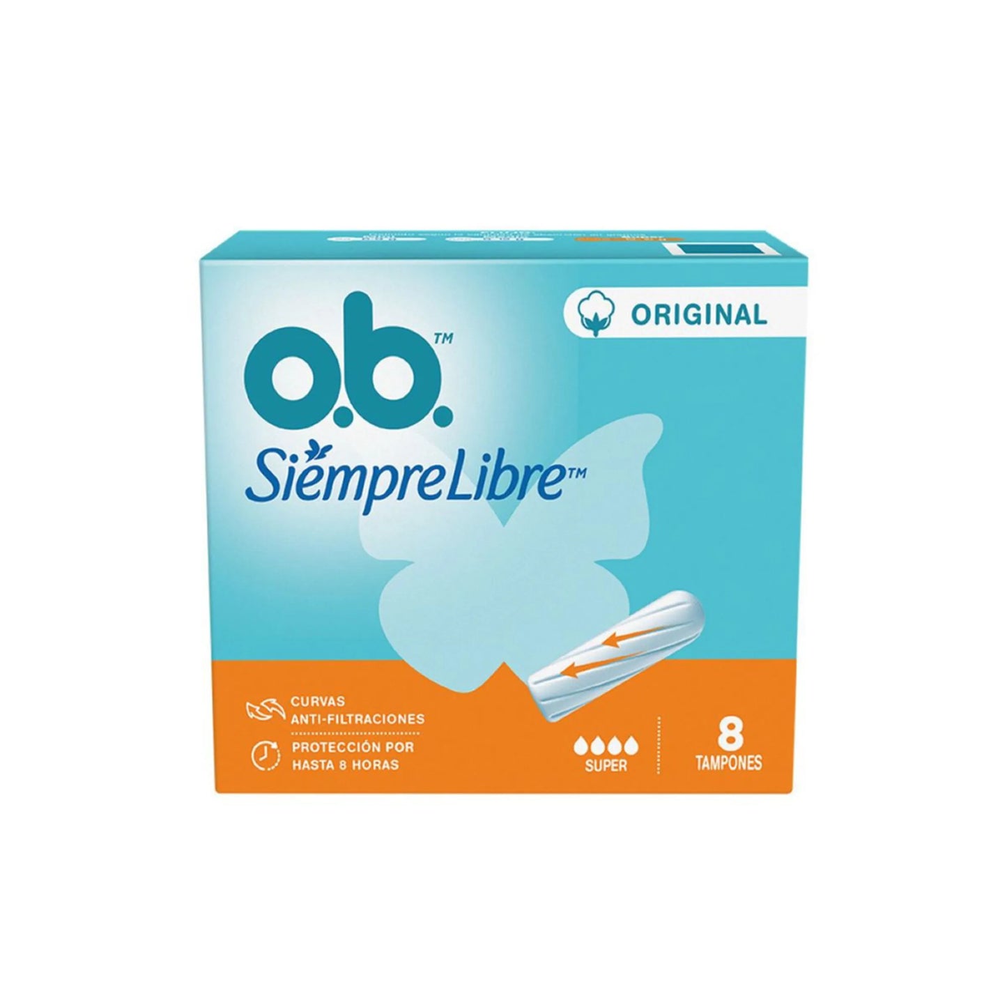 TAMPON OB MEDIO X 8