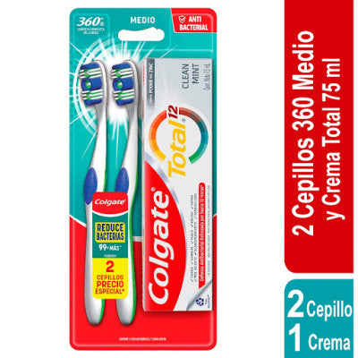 CEPI COLGATE 360 x 2 + CREMA TOTAL