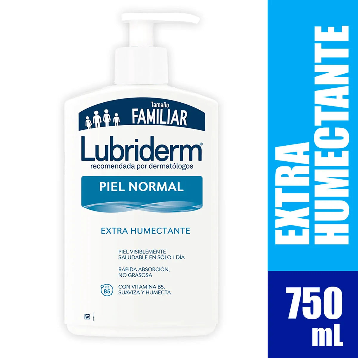 LUBRIDERM X 750 ml AZUL