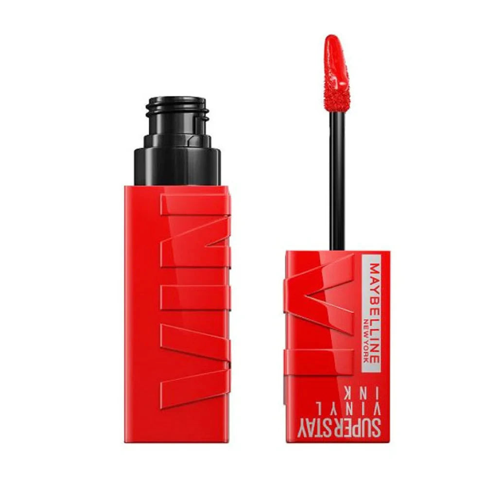 LABIAL MAYBELLINE VINYL  SUPER STAY RED HOT