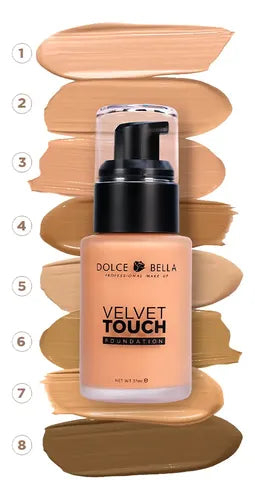 BASE LIQUIDA DOLCE BELLA VELVET  X 37 ml # 8