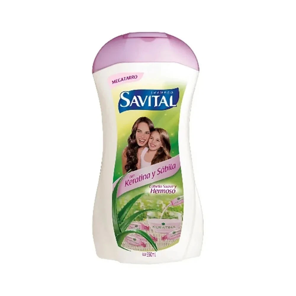 SHAMPOO SAVITAL KERATINA Y SÁBILA X 510 ML