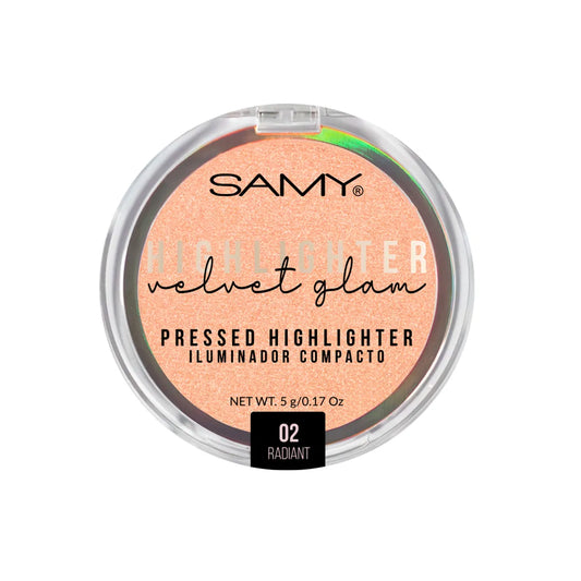 ILUMINADOR COMPACTO SAMY VELVET GLAM # 02 RADIANT