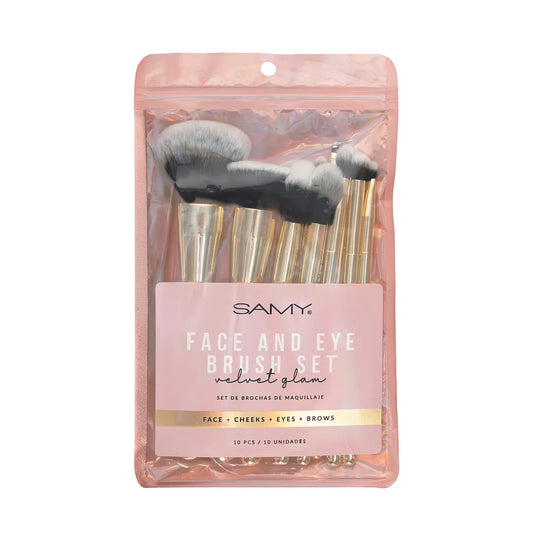 KIT DE BROCHAS X 10 SAMY VELVET GLAM